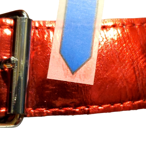 Alegria, red metallic leather, sz 37 - Picture 9 of 15